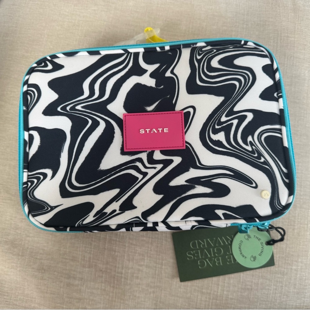NWT STATE Rodgers Lunch Box, Marbled